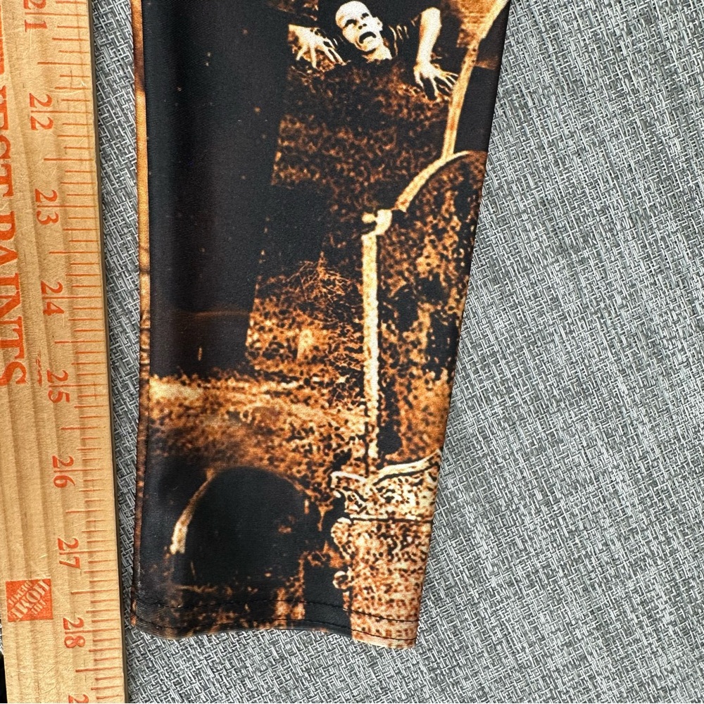 Black Milk Haunted House Leggings Womens Small Halloween Emo Limited Edition - Picture 4 of 13